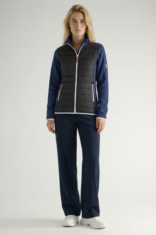 Giacca in pile Tirexana - Blu e nero