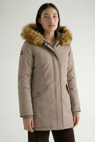 Giacca con cappuccio Dinastiana - Taupe