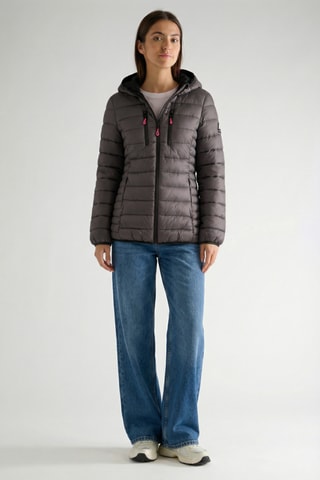 Piumino con cappuccio Alaricana - Grigio scuro