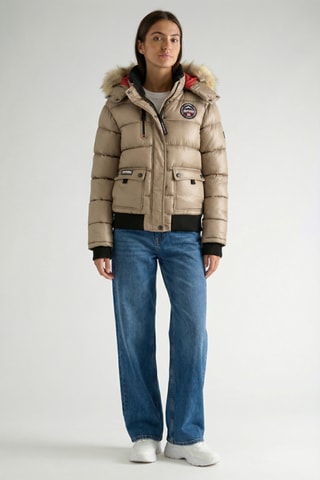 Piumino con cappuccio Bugsana - Beige