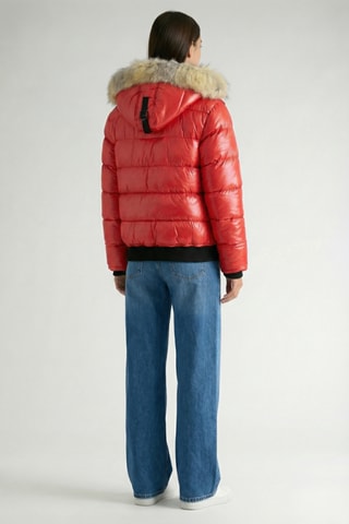 Piumino con cappuccio Bugsana - Rosso