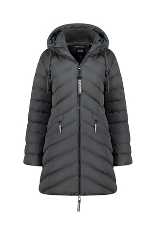 Piumino lungo Clarisana - Grigio scuro