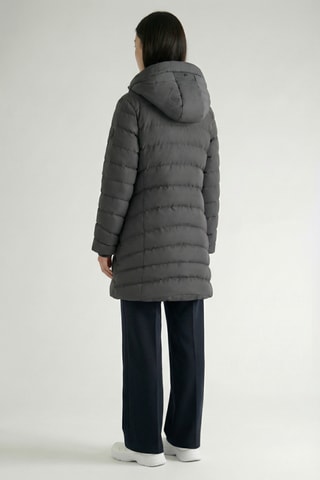 Piumino lungo Clarisana - Grigio scuro