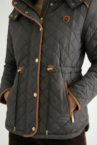 Piumino con cappuccio Doyatuana - Nero