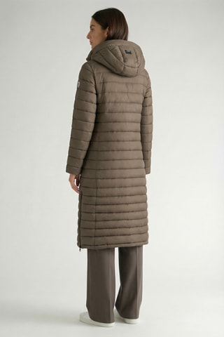 Piumino lungo Azulana - Kaki