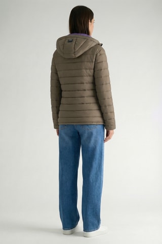 Piumino con cappuccio Azulana - Kaki