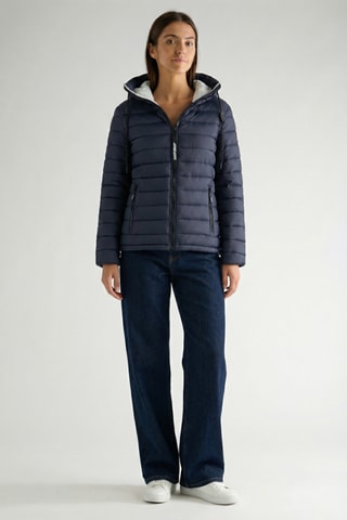 Piumino con cappuccio Azulana - Navy