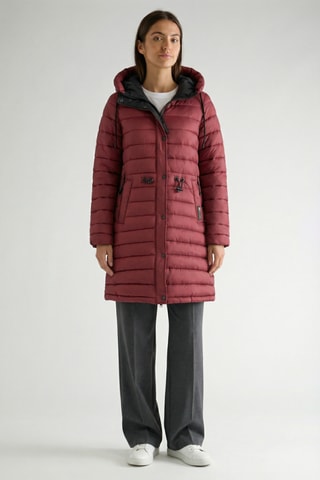 Piumino con cappuccio Batigana - Bordeaux