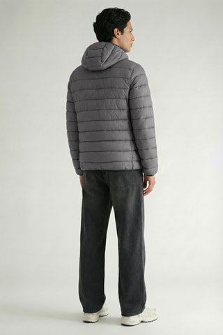Piumino con cappuccio Alaricana - Grigio scuro