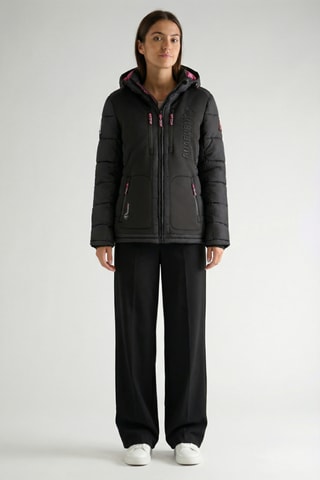Piumino con cappuccio Beachana - Nero