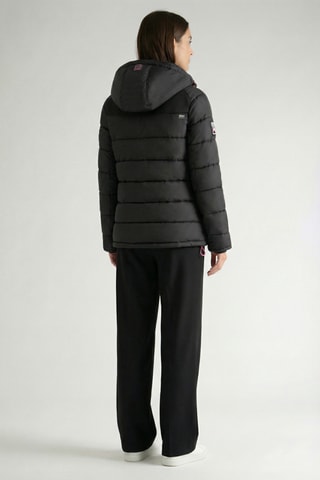 Piumino con cappuccio Beachana - Nero