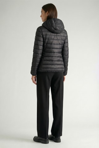 Piumino con cappuccio Alaricana - Nero