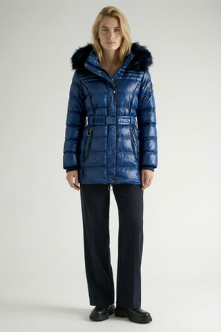 Piumino lungo Aimeraudana - Navy