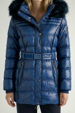 Piumino lungo Aimeraudana - Navy