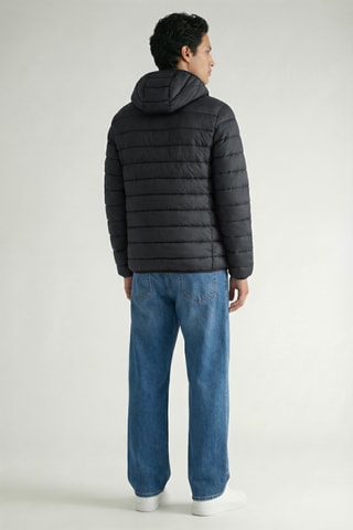Piumino con cappuccio Alaricana - Nero