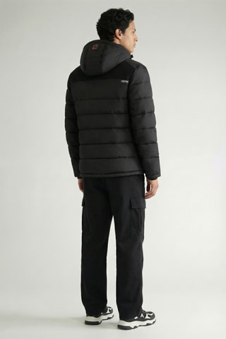 Piumino con cappuccio Beachana - Nero