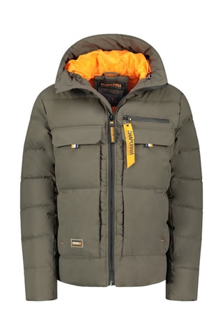 Piumino con cappuccio Dosibana - Kaki