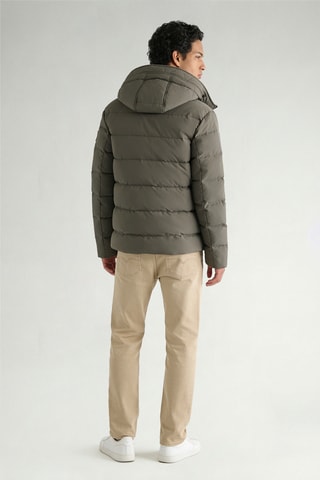 Piumino con cappuccio Dosibana - Kaki