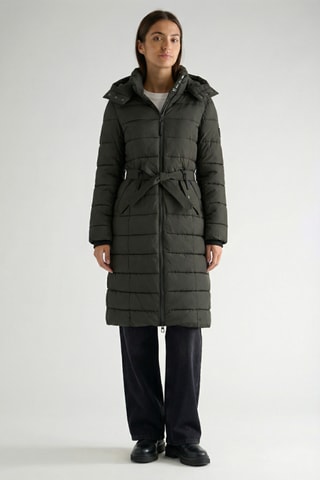 Piumino con cappuccio Cabana - Nero