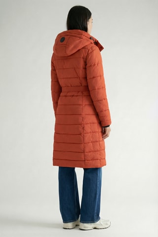 Piumino con cappuccio Cabana - Rosso