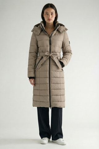 Piumino lungo Cabana - Taupe