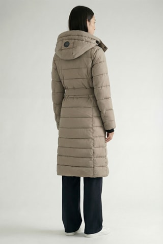 Piumino lungo Cabana - Taupe