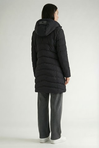 Piumino lungo Clarisana - Nero