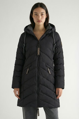 Piumino lungo Clarisana - Nero