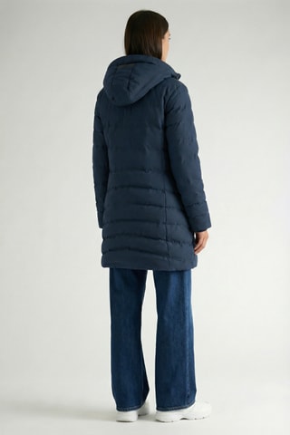 Piumino lungo Clarisana - Navy