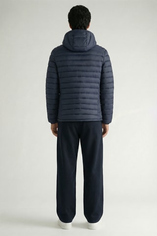 Piumino con cappuccio Carlitana - Navy