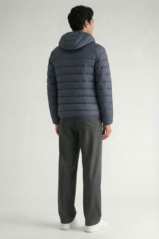 Piumino con cappuccio Amitalana - Navy