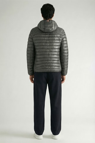 Piumino con cappuccio Bartavel - Grigio