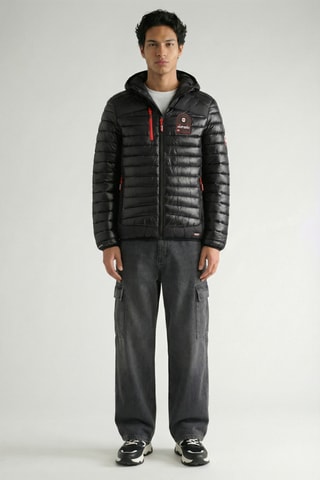 Piumino con cappuccio Bartavel - Nero