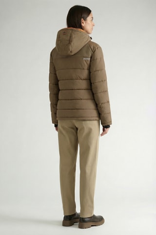 Piumino con cappuccio Beachana - Taupe