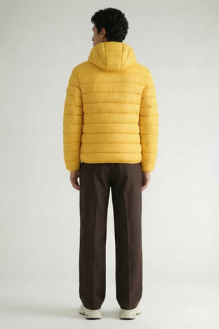 Piumino con cappuccio Amitalana - Giallo