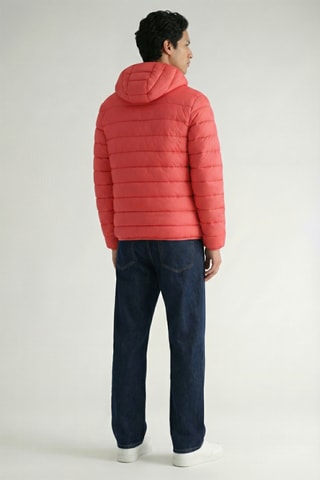 Piumino con cappuccio Amitalana - Rosso