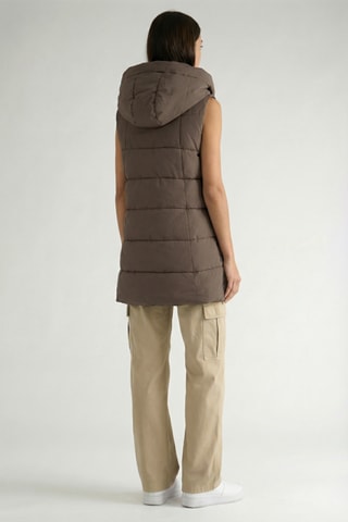 Piumino senza maniche Dolbana - Marrone