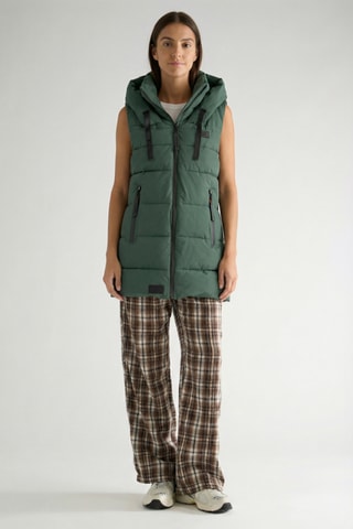 Piumino senza maniche Dolbana - Verde scuro