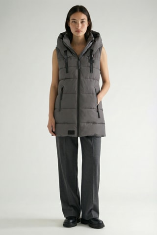 Piumino senza maniche Dolbana - Grigio scuro