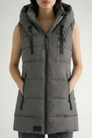 Piumino senza maniche Dolbana - Grigio scuro
