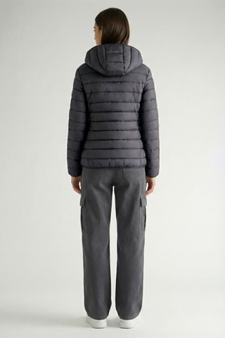 Piumino con cappuccio Akitalana - Nero