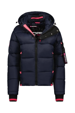 Piumino con cappuccio Calixana - Navy