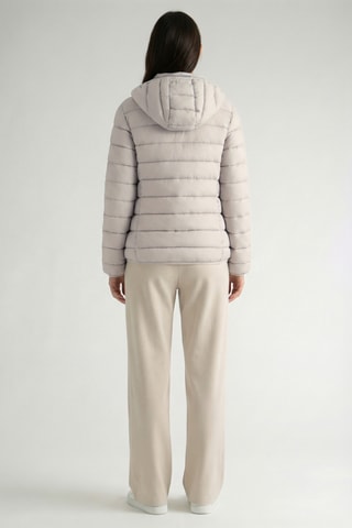 Piumino con cappuccio Akitalana - Grigio chiaro