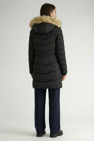 Piumino lungo Anadonna - Nero