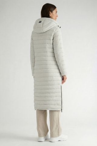 Piumino lungo Azulana - Celeste