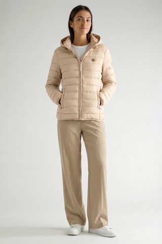 Piumino con cappuccio Akitalana - Beige