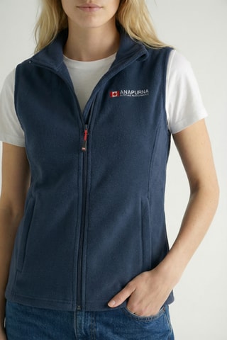 Felpa senza maniche in pile Vugana - Navy 