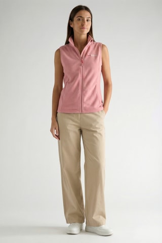 Felpa senza maniche in pile Vugana - Rosa cipria