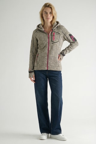 Felpa con cappuccio Telectrana - Grigio melange