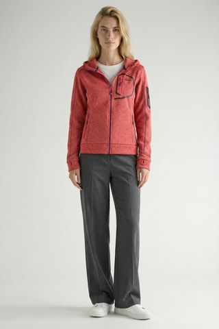 Felpa con cappuccio Telectrana - Corallo melange